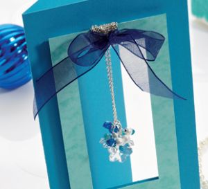 Snowflake Necklace Card