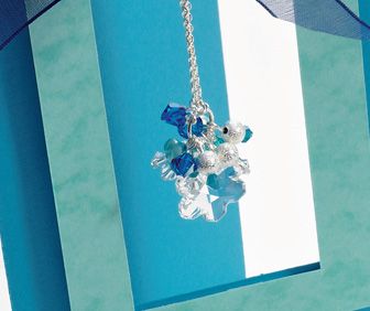 Snowflake Necklace Card