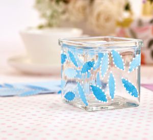 Leaf Glass Painting