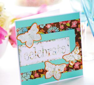 Glitzy New Year Cards With Metal Foil Accents