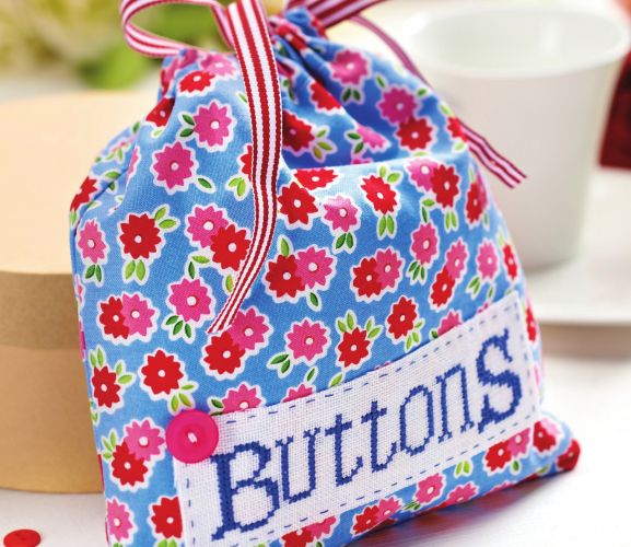Haberdashery themed stitched project