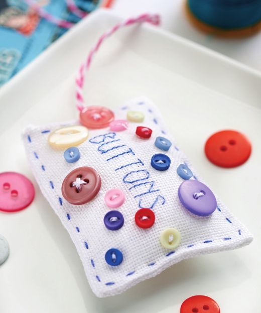 Haberdashery themed stitched project