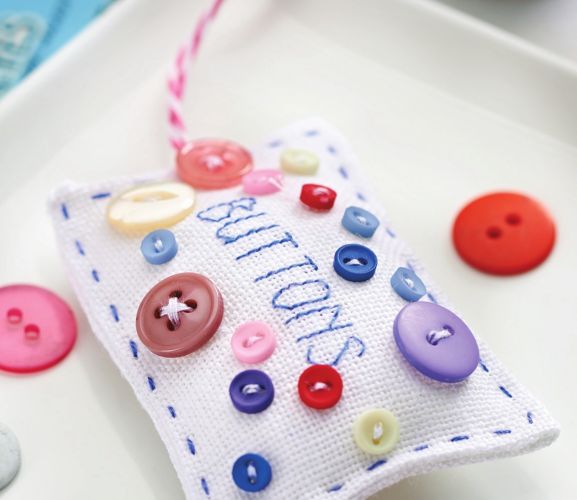 Haberdashery themed stitched project