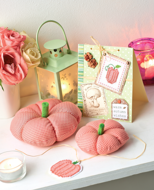 Pumpkin Pincushions For Halloween