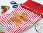 Hand Stitched Gingerbread Man Templates