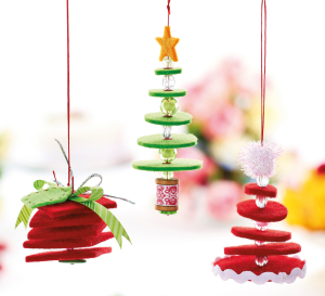 Hanging Felt Christmas Decorations