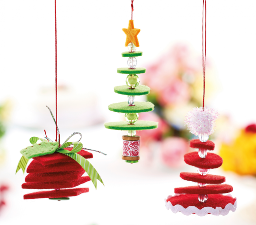 Hanging Felt Christmas Decorations