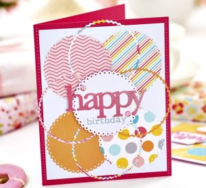 Happy Die-Cut Cards