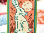 Papercut Hare Art