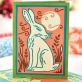 Papercut Hare Art