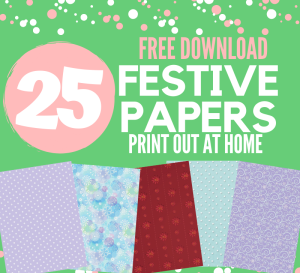 Printable Christmas Papers: 25 FREE Downloads