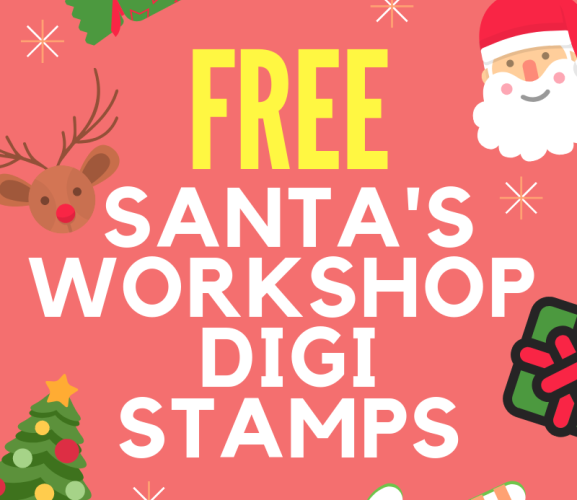 FREE Santa’s Workshop Christmas Digi Stamps
