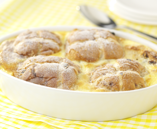 Hot Cross Bun Pudding Recipe