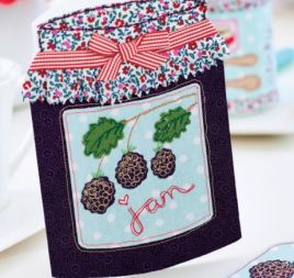 Berry Jam Fabric Card Berry Jam Fabric Card