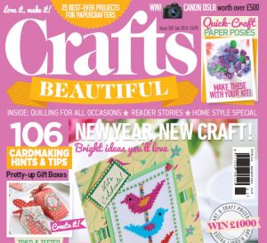 Crafts Beautiful January 2014 (issue 262) Template Pack