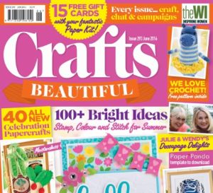 Crafts Beautiful June 2016 Issue 293 Template Pack