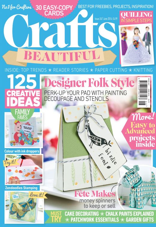 Crafts Beautiful June 2014 (Issue 267) Template Pack