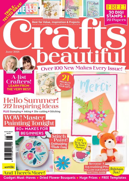 Crafts Beautiful June 2021 Issue 359 Template Pack