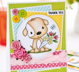 Puppy Love Thank You Card