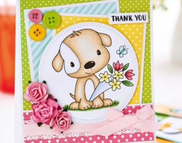 Puppy Love Thank You Card