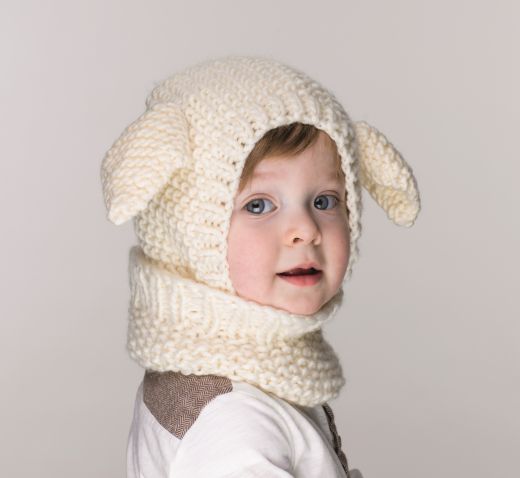 Knitted Lamb Hat