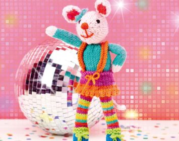 Knit a Disco Mouse