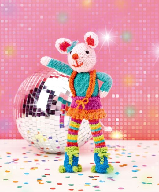Knit a Disco Mouse