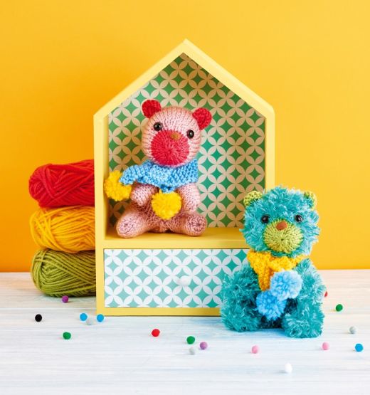 Easy Knitted Teddy Bears