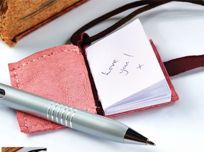 Make… Leather Book Pendant