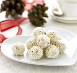 Lemon, Coconut & White Chocolate Truffles Lemon, Coconut & White Chocolate Truffles