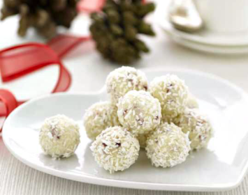 Lemon, Coconut & White Chocolate Truffles Lemon, Coconut & White Chocolate Truffles