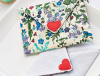 Fabric Valentine’s Notes