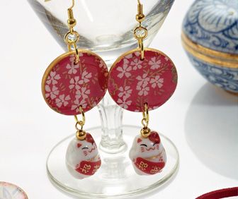 Lucky Cat Earrings