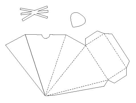 Mouse Papercraft Box Template