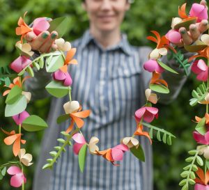 Flower Garland By Lia Griffith