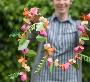Flower Garland by Lia Griffith