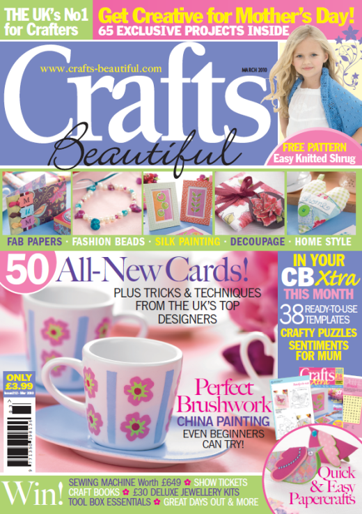 Crafts Beautiful March 2010 Template Pack