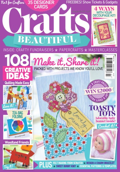 Crafts Beautiful March 2014 (issue 264) Template Pack