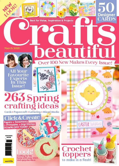 Crafts Beautiful March 2020 Issue 343 Template Pack