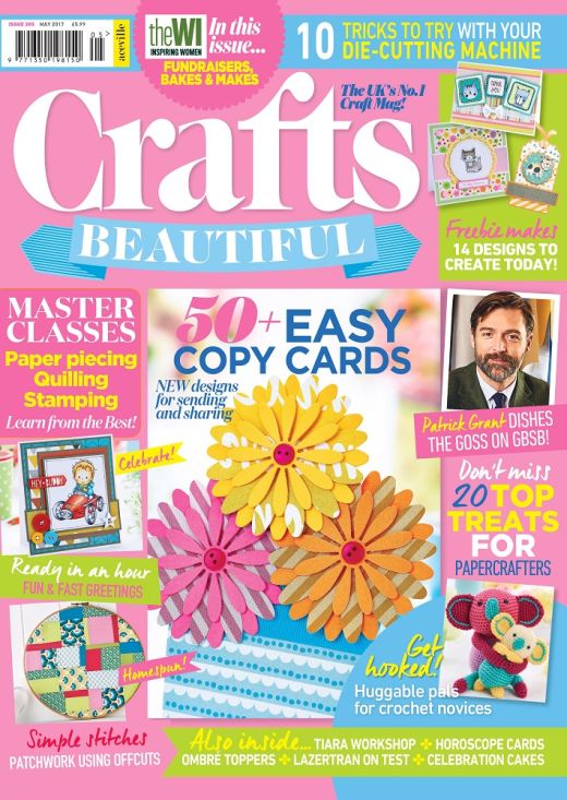 Crafts Beautiful May 2017 Issue 305 Template Pack