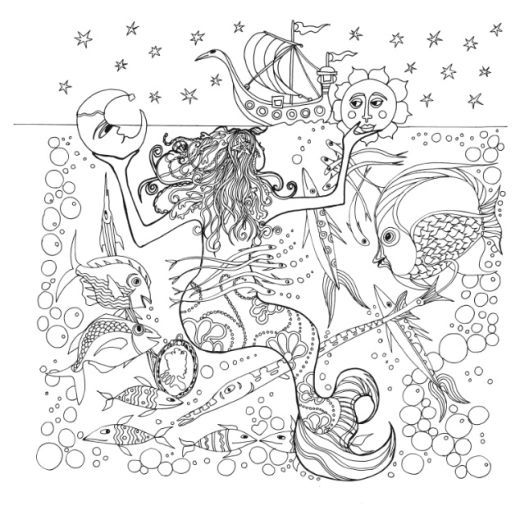 Tangle Bay Colouring In Pages