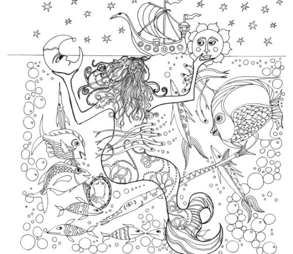 Tangle Bay Colouring In Pages