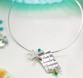Metal Clay Starfish Pendant Metal Clay Starfish Pendant