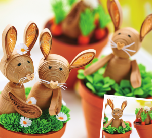 Mini Quilled Bunnies