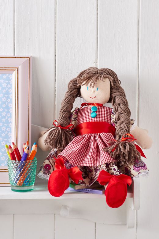 Easy-Sew Rag Doll - Free Craft Project - Stitching ...