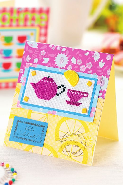 Morning Cross Stitch Cards