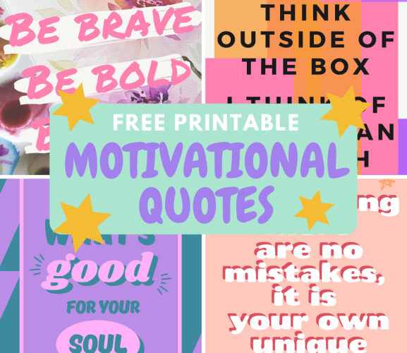 Motivational Craft Quotes Posters - Free Card Making Downloads | Papers ...