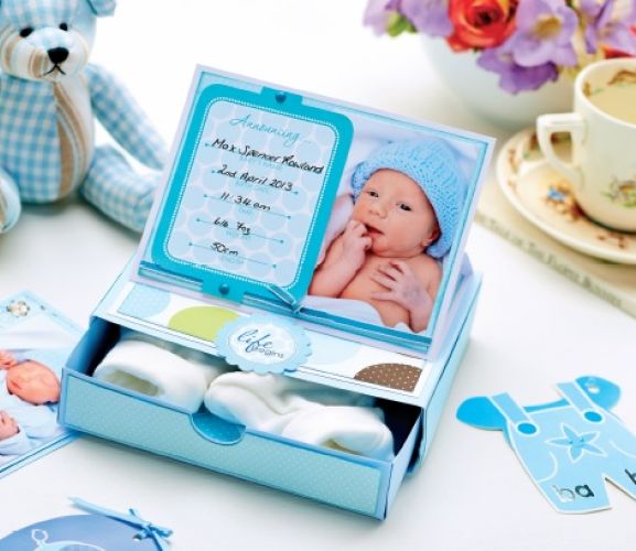 Newborn Baby Papercraft Drawer Template