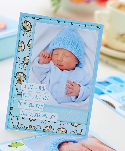 Newborn Baby Papercraft Drawer Template