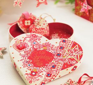 Nordic style Christmas box and card